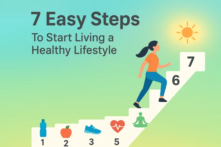 7 Easy Steps To Start Living a Healthy Lifestyle
