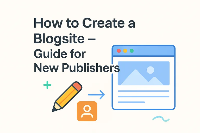 How to Create a Blogsite